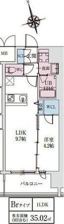スプランディッドライズ新大阪ノースの物件間取画像